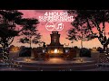 Summer night at outdoor fireplace in countryside for 4 hours | Ken Ambience