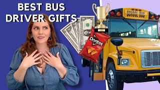 Bus Driver Appreciation Gift Guide $0 $5 $10 | School Bus Driver Card Ideas, Easy Crafts, Cute Gifts