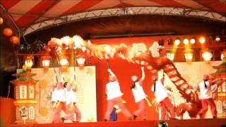 長崎ランタンフェスティバル２０１１ 龍踊り 女子高生