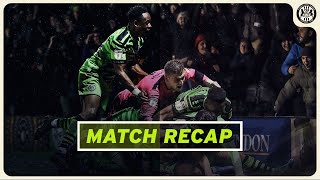 MATCH RECAP |  Forest Green Rovers 2 Swindon Town 2