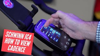 How to Display Schwinn IC4 Cadence & RPMs