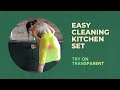 [4k] transparent sheer try on haul 💖 kitchen set cleaning #trending #cleaning #tryonhaul2024