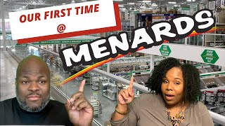 OUR FIRST TIME AT MENARDS. SAVE BIG MONEY AT MENARDS