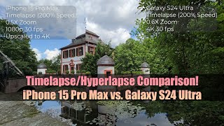 iPhone or Galaxy better for Timelapse Videos?