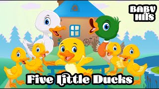 Five Little Ducks went out one day – English Songs for Kids