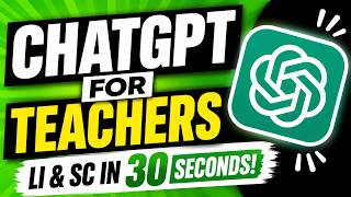 Create Learning Intentions and Success Criteria in less than 30 seconds using ChatGPT