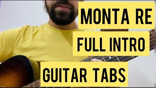 Monta re Full Intro - Guitar Tabs | Tutorial