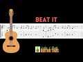 Michael Jackson- Beat It GUITAR TAB