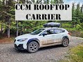 BEFORE BUYING A THULE WATCH THIS- CCM ROOFTOP CARGO CARRIER REVIEW