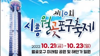 제10회 시흥 월곶포구축제 10월22일 육중완밴드,김태연 김연자등의 공연이 있습니다