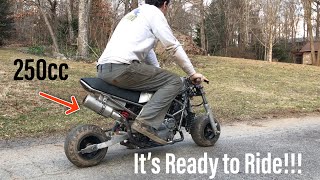 First Test Ride!! On the Mini Crotch Rocket Build Part 8