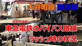 【バイパス路線】大井町線・目黒線のラッシュ時調査