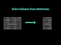 Select (Multiple) Columns in DataFrame | Pandas