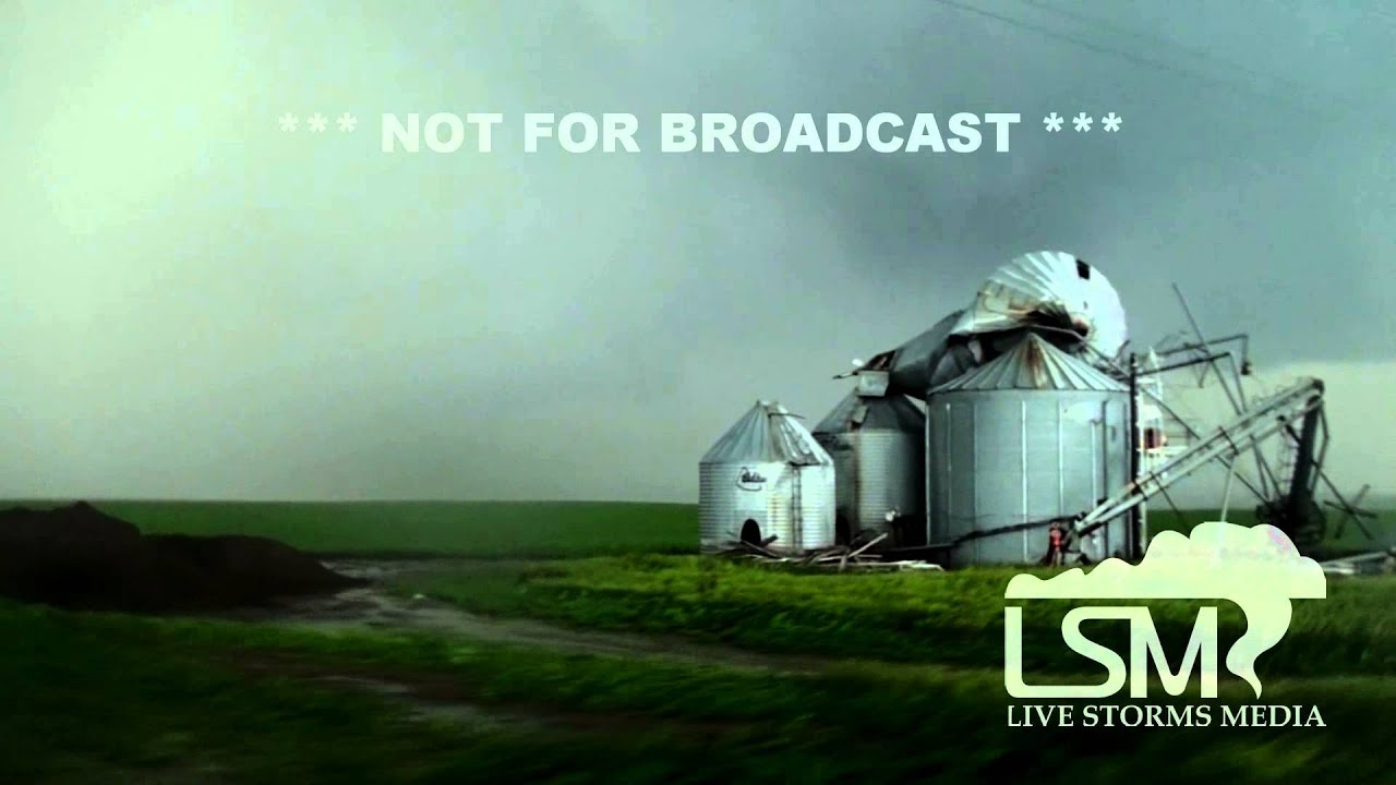 6/16/14 Pilger, Nebraska; Twin Tornado Stock Footage *Aaron Rigsby HD ...