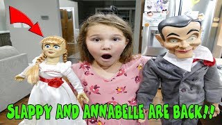 Annabelle's BACK With Slappy! Escape Annabelle And Slappy