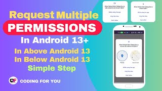 How to Handle Multiple Permissions in Android 13 | Storage Permission doesn't work in Android 13