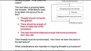 Lecture 4b. Steps in parallelization