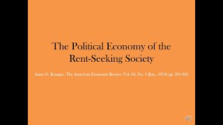 Econ 214 - Lecture 11: Rent seeking