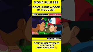 pokemon ash Charizard ~ Sigma rule 888 ~ #ytshort #pokémon #ashcharizard #viralshorts