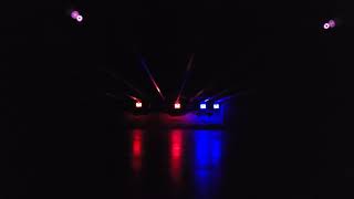 Meggitt Gen 4 target carriers at Prescott Shooting Range demonstrating distraction lighting.