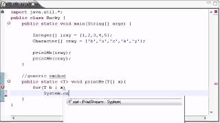 Intermediate Java Tutorial 18 Implementing a Generic Method