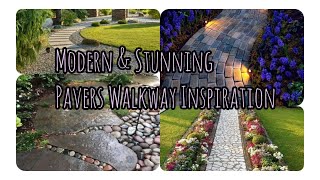 Eye-Catching Modern Concrete Pavers Walkway Ideas Getting Popular! | Interesting Cozy Home Decor