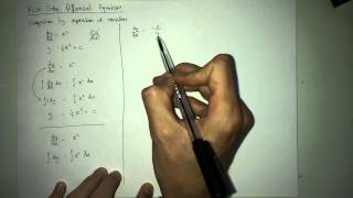 FP2 - 4.1.a - First Order Differential Equations - Separation of variables