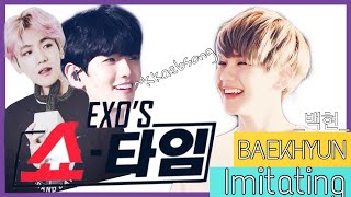 Baekhyun (EXO) imitates the other Exo members 😂