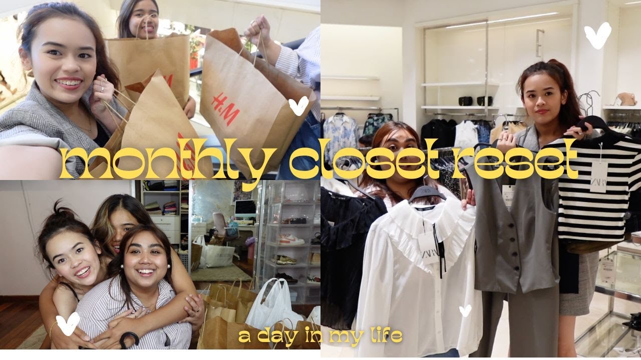 Buying Too Many Clothes Monthly Closet Reset Youtube