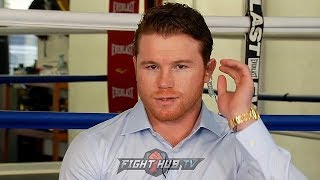 CANELO TRASHES GENNADY GOLOVKIN'S WIN OVER MARTIROSYAN "YOU CALL THAT A FIGHT!?!"