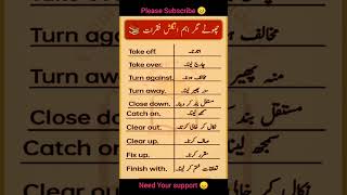 English Words with Urdu translate Vocabulary #subscribe #englishlanguage