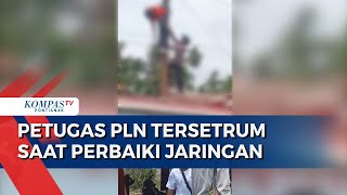 Perbaiki Jaringan Listrik di Sungai Kakap, Seorang Petugas PLN Tersetrum