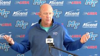 @MT_FB Week 09 Press Conference Rick Stockstill