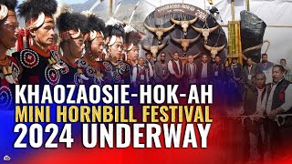 KHAOZAOSIE-HOK-AH MINI HORNBILL FESTIVAL 2024 UNDERWAY AT NOKLAK PUBLIC GROUND