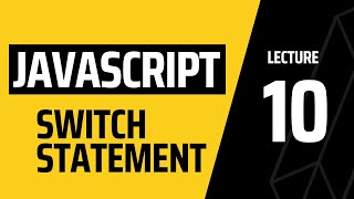 JavaScript switch statements explained beginner tutorial.