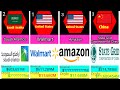 Top 50 largest companies by revenue 2024 camparison Finally Revealed |Big companies