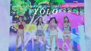 YOLO Aespa 에스파 at TOKYO DOME | AESPA LIVE TOUR 2023 - SYNK: HYPER LINE IN JAPAN | エスパライブ日本