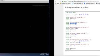 Array In Python | Traverse, Insert, Update, Delete, Search Array In Python