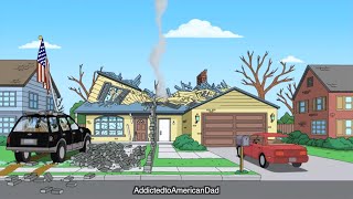 American Dad - The Smith House gets Damaged