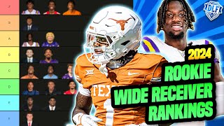 NEW 2024 Post-Draft Rookie WR Tiers & Rankings AND SLEEPERS