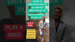 KANES TV MEN PROPHÈTE LA MEN 3 BOULE YO 06 JANVIER 2025MEN