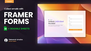 How to build forms with Framer forms builder