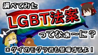 【ゆっくり解説】今話題？！『LGBT法案』について【いまさらゆっくり】