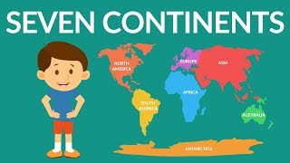 Seven Continents of the world - Seven continents video for kids