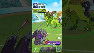 ZONYSUS V/S EARTHARYX😲 in DYNAMONS WORLD #viralshort #dynamons #dragon #goldcity #scarmonyt #dragon