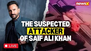 LIVE: Saif Ali Khan Stabbing, First Image of Suspected Attacker Out | NewsX