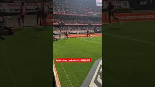 gol do Lázaro no Morumbi sao Paulo 0 X 2 FLAMENGO pelo Brasileirão