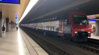 Ausfahrt des (SBB Re 450) beim Zürich Hauptbahnhof.