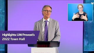 Highlights from the UW Provost's 2022 Town Hall