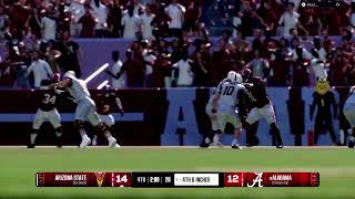 NCAA College Football 25 Arizona State vs Alabama #collegefootball25 #arizonastate #onlinegame